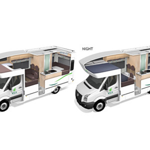 Kea Luxury Motorhome – 6 Berth cutaway