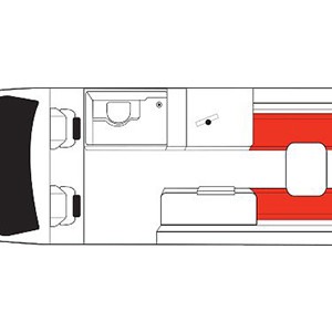 Mighty Deuce Motorhome – 2 Berth-day-layout